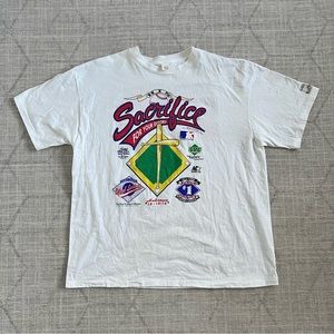 Vintage 1990s Christian Baseball Sacrifice for Your Errors Single Stitch Shirt